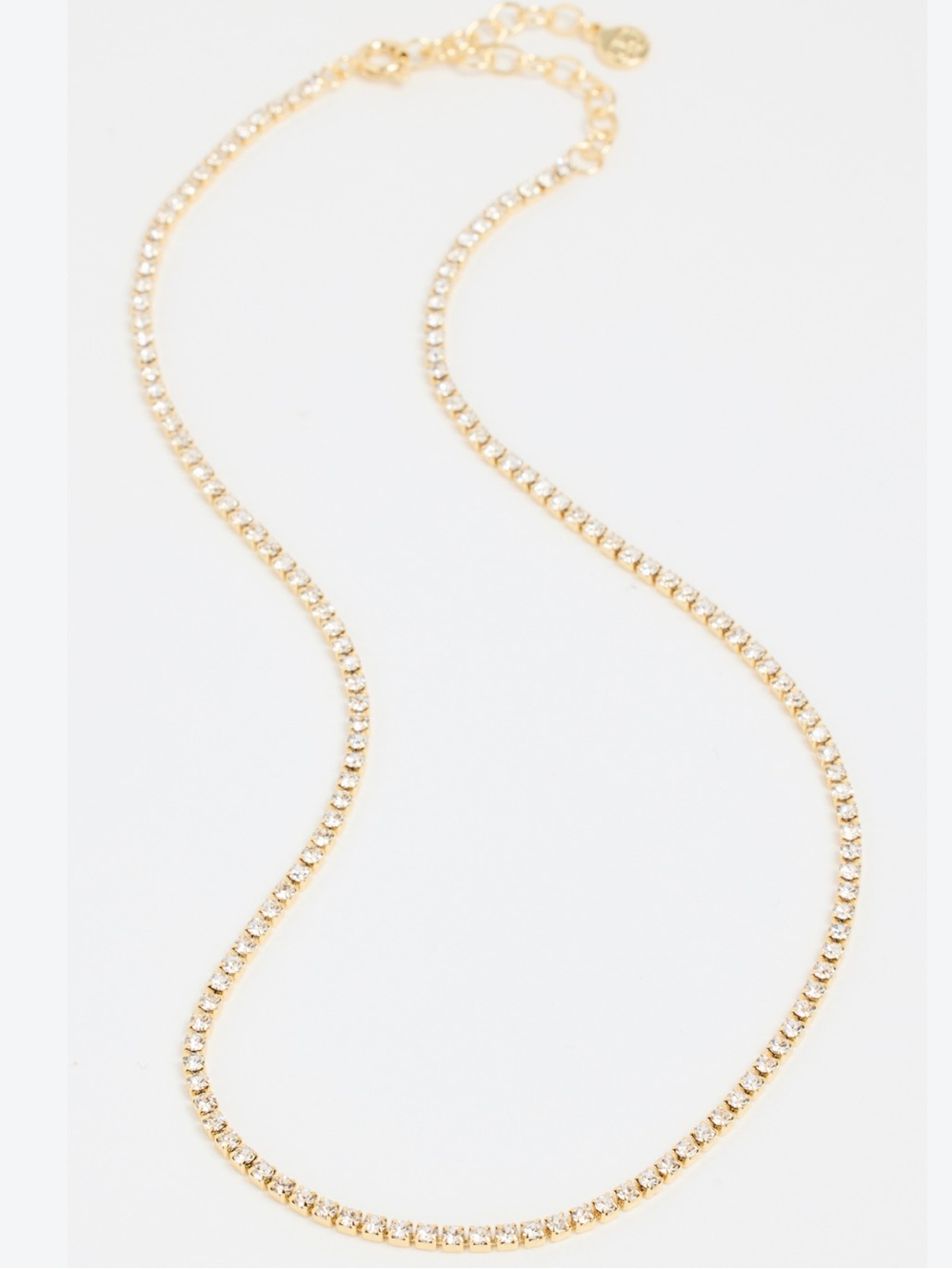 Gorjana Lexi Necklace in Gold / White Crystal